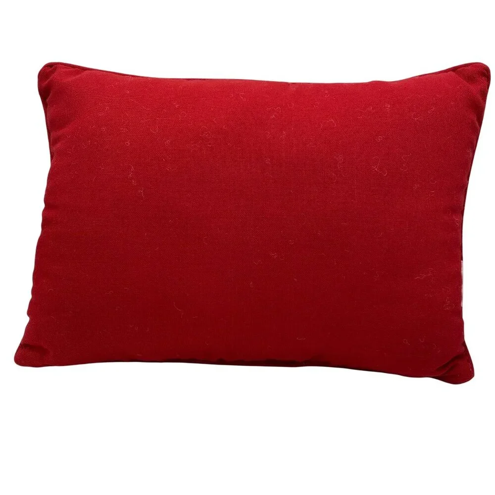 Santa‎ Claus Tapestry Christmas throw pillow rectangle naughty or nice list